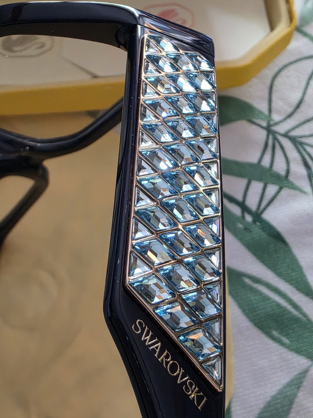 Swarovski SK5446 Crystal Eyeglasses Shiny Blue 54-16-140 NEW - Picture 11 of 16